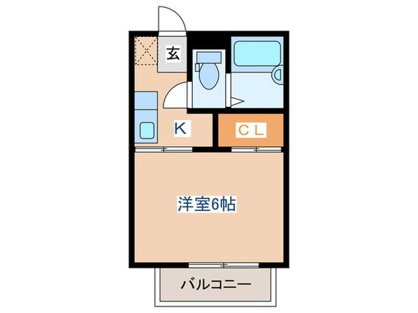 グリーンヒルＡの物件間取画像